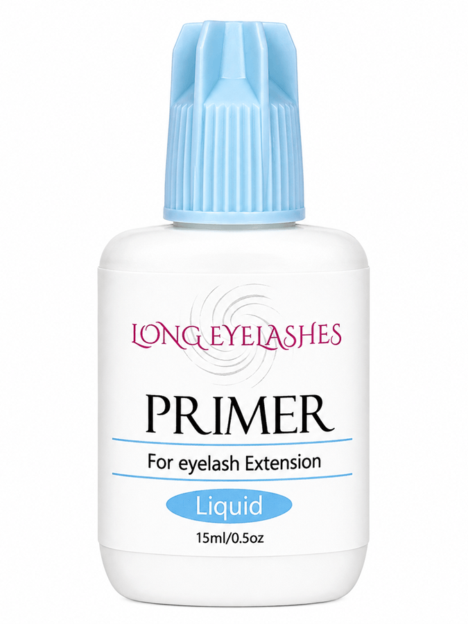 Primer für Wimpernverlängerung. Mit einem Primer verbessert sich die Haftbarkeit des Klebers